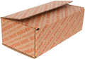 Quarter Coin Holder Box - Pack and Ship Coin Storage Box - Package of 50 - Orange and Brown - Holds 50 Rolls of Wrapped Coin - $500 Capacity