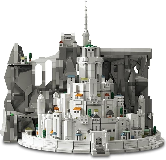 7072 White City Building Block Set, 2318 Pieces of Film and Television House Building Kit, Modular House Building Block Toys and Gifts Suitable for Teenagers and Adults