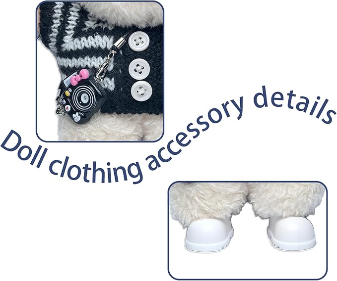 17cm Doll Clothes Set Fashion Doll Clohtes with Accessories of Doll Clothing Suitable for Various Outfits of Dolls (Style O)