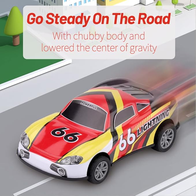 4.2 inch Pull Back Cars Toys Set, Push and Go Pull Back Cars Matchbox 1:28 Race Car 3 Pack Suitable for Toddlers 3 4 5 6 7 Year Old Kids Toys