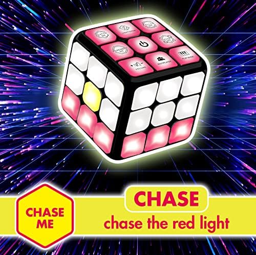 UNIQUE KIDS Flashing Cube Electronic Memory & Brain Game | 7-in-1 Handheld Game for Kids | STEM Toy for Boys & Girls | Fun Gift Toy for Ages 6-12