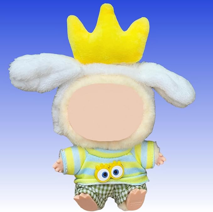 4 Pack—17cm Doll Clothes,Premium Doll Outfit with Accessories,Doll Princess Skirt,Cute Clothes Outfit for 17cm Dolls,End Dolls Fashion Clothing Set(No Dolls and Shoes) (Set 1)