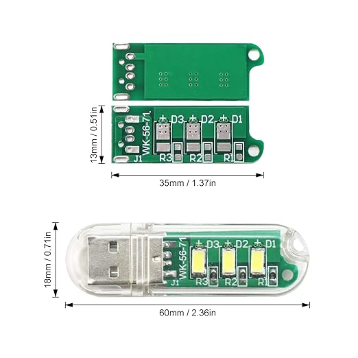 Soldering Practice Kit DIY USB LED Night Lamp SMD Electronics Projects Learn How to Solder(03USB03)