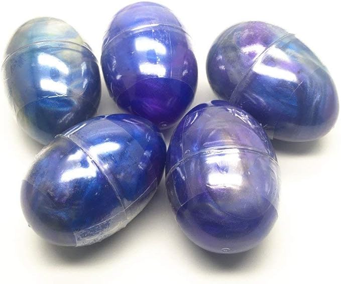 Anditoy 5 Pack Slime Eggs Stress Relief Toys for Kids Boys Girls Christmas Stocking Stuffers Gifts Party Favors (Blue+Purple+Gold)