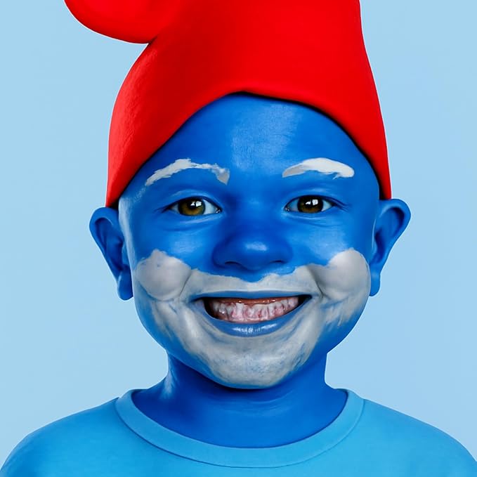 Royal Blue Face Paint Stick,Water-Based Navy Blue Body Paint Stick,Washable Body Paint for Avatar Smurf Mystique Clown Joker Halloween Makeup,Eye Black for Baseball Softball,1.06 OZ