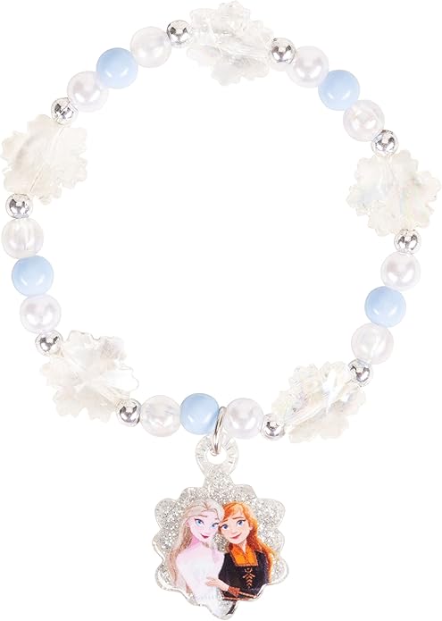 LUV HER Girls Jewelry Set - Dress Up Toy Jewelry Box Set with Bead Necklaces, Bracelets, and Rings - Frozen Play Accessories - Ages 3+