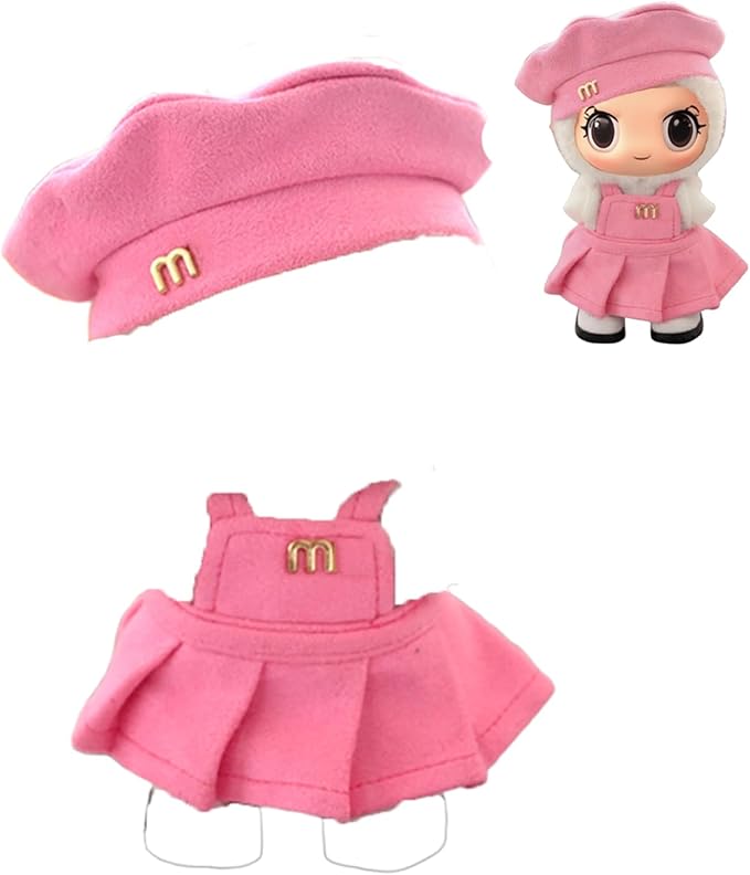17cm Doll Clothes Set & Outfit Set for 17cm Dolls - Premium Fashion Dresses with Accessories, Luxury Chic Doll Clothing & Style Bundle,Just Clothes (Style-20)