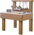 Kids' Station Indoor/Outdoor Toddler MUD Kitchen with Utensils