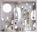 White Secret Realm No.9 Castle Building Block，Architecture Building Blocks（660PCS Gifts for Adults and Kids