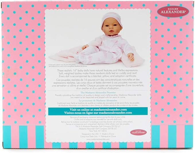 Madame Alexander Middleton Newborn Baby Pink Cloud