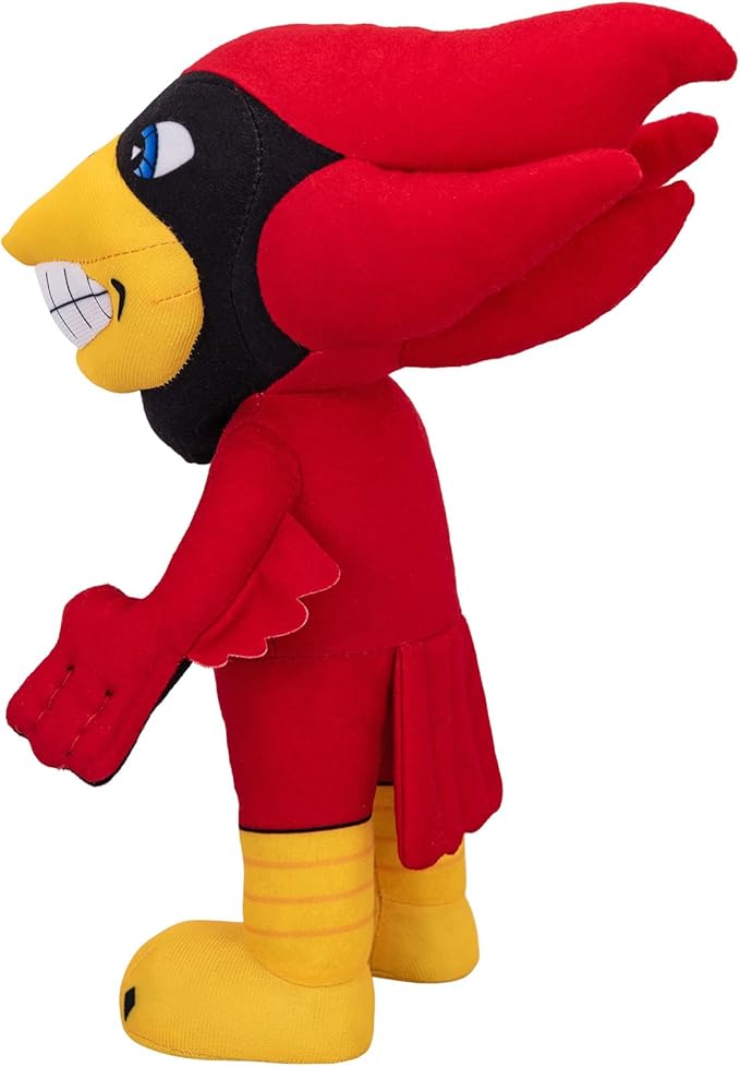 Bleacher Creatures Iowa State Cyclones Cy The Cardinal 10" Mascot Plush Figure - A Mascot for Play or Display