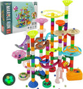 Marble Run for Kids Ages 3-4 5-8 150pcs Sturdy Building Toys Kids Games Marbles Run Track Amazing Fun Boys Girls Gifts (Standard)