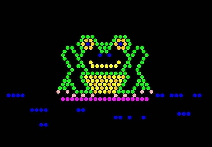 Zoo Refill templates for pre-1994 Original Lite Brite (10 Sheets, 9x12)
