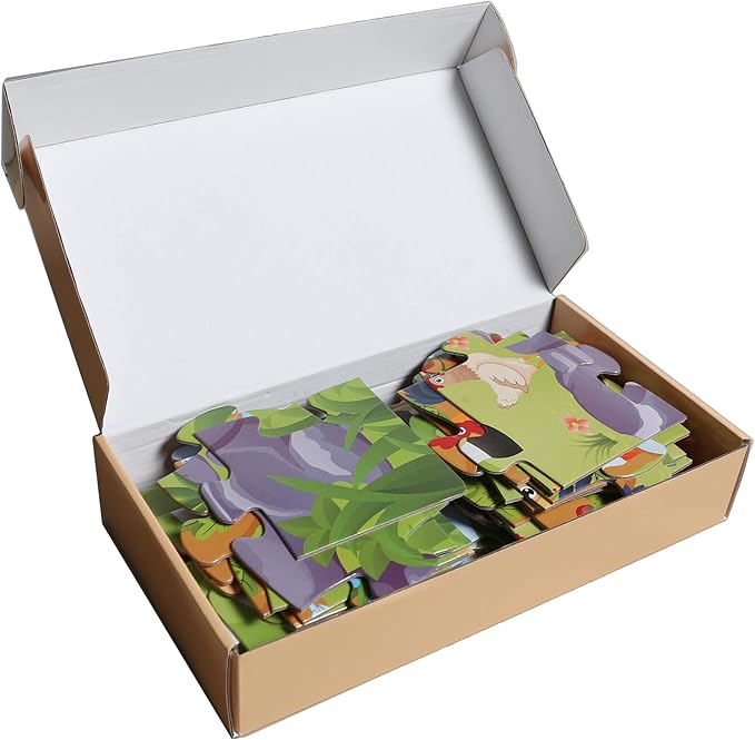 Farm Floor Puzzle for Kids 3-5: Educational Jigsaw Farm Scene - 48-Piece Large Puzzle 36 x 24 inches for Toddlers Learning Education Gift Family Activities