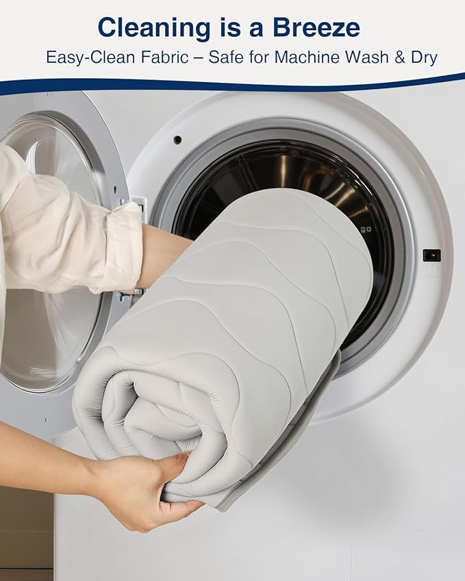 Baby Play Mat for Floor,47x47 Playpen Mat,Soft Crawling Playmate for Tummy Time and Travel,Washable&Easy Storage,Non-Slip Foam Floor Mats for Toddlers' and Infants' Play or Relax(Grey)
