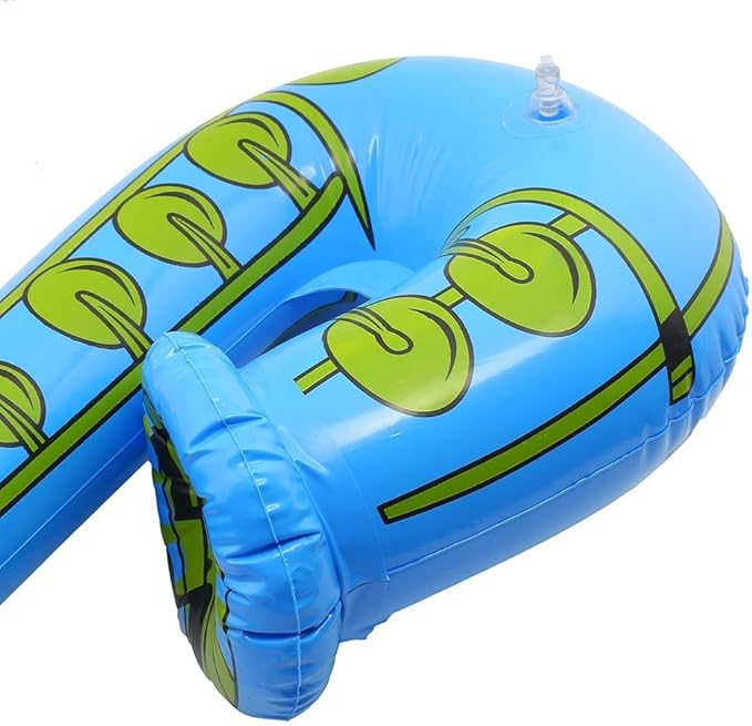 DECORA 27.5“ Inflatable Saxophones Assorted Colors 6pcs for Kids Party Favors