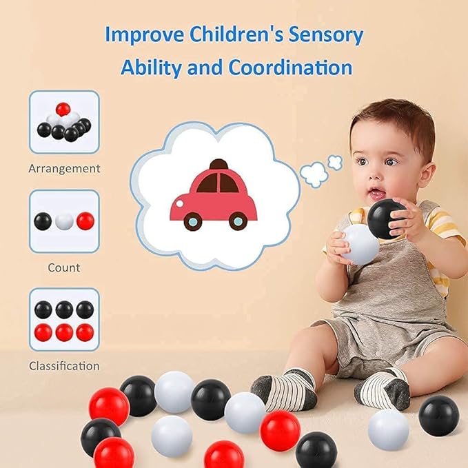 Ball Pit Balls Plastic Balls for Ball Pit Phathalate Free BPA Free Plastic Balls 100pcs 2.2" Set for Toddlers for Play Tent Tunnel