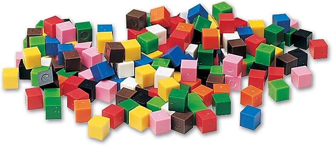 Learning Resources Centimeter Cubes, Math Cubes, Counting, Homeschool, Set of 1000, Ages 6+
