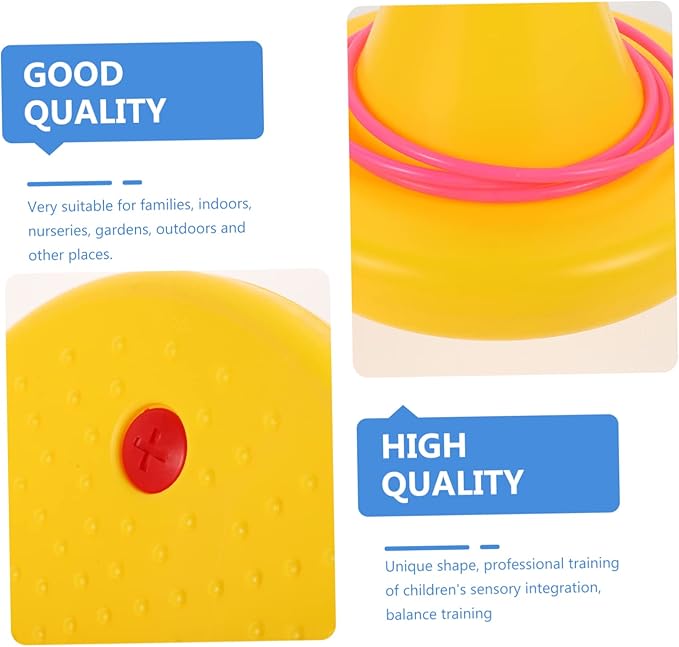 BESPORTBLE Creative Single Leg Stool Training Tool for Fun Toss Game Physical Exercising Equipment for Home Play