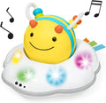 Skip Hop Baby Follow-Me Bee Tummy Time Crawl Toy 3-Stage Infant Sensory Development with Lights Sounds and Music Explore & More Age 5m+
