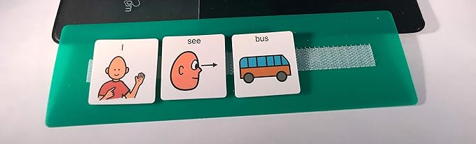 Smile4Autism Small 1.5"x1.5" Loose Visual Picture Cards, Receptive and Expressive Language, Speech Articulation Therapy, ASD, ADD, ADHD, Apraxia, & Stroke Patients. (Cartoon Icons 162 Pcs, Laminate)