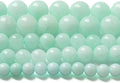 4MM 86PCS Natural Stone Amazonite Chalcedony Loose Beads for Jewelry Making DIY Bracelet Necklace 1 Strand