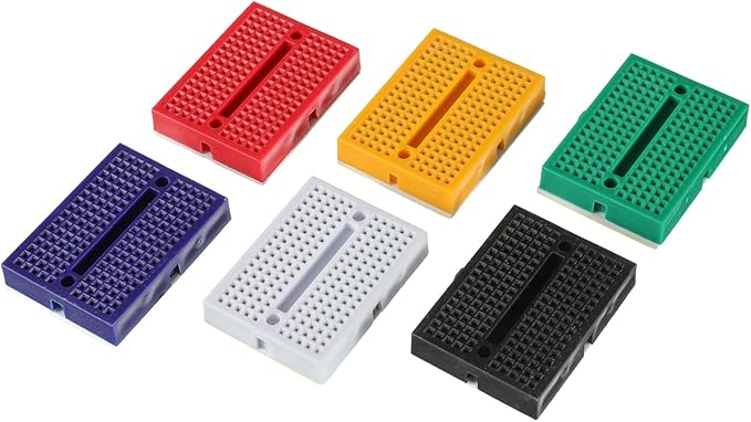BOJACK 1Pcs 803 Tie points and 1 Pcs 400 Tie Points Solderless Breadboard and 65 Pcs Flexible Breadboard Jumper Wires and 6PCS 170 Points Mini Solderless Breadboard