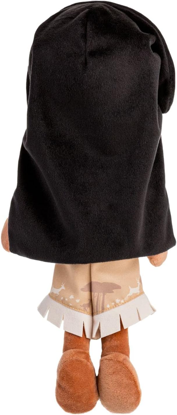 DISNEY STORE Official Princess Plush Doll, Pocahontas, Medium 14 Inches, Soft Plushy with Embroidered Features, Princess Toys for Girls, Disney Dolls, Stuffed Animals for Girls
