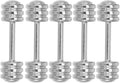 5PCS Miniature Dumbbells,1:12 Miniature Gym Equipment Dollhouse Tiny Dumbbell Toys for Doll House Decoration - 1.1Inch