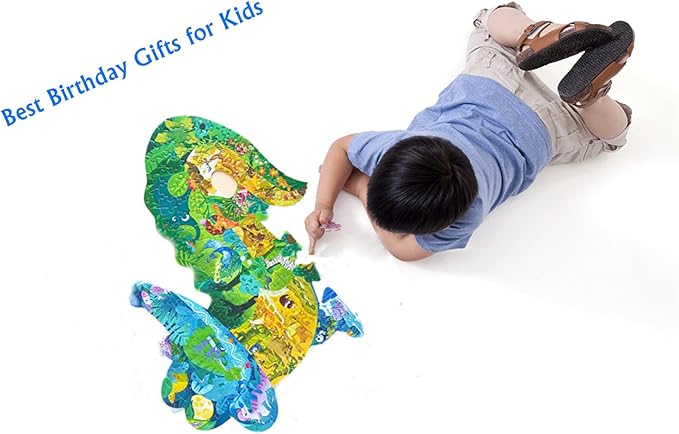 Puzzles for Kids Ages 8-10,4-8,154 Piece Kid Puzzles Crocodile Animal Shape Cool Jigsaw Puzzles Preschool Learning Educational Toys Gift for Kids Ages 6 7 8 12 and Up