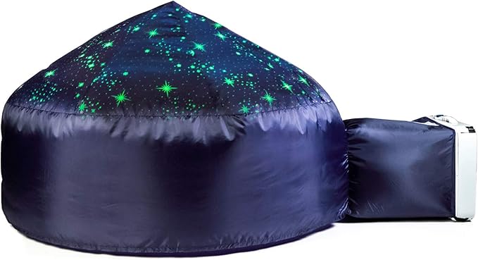 The Original Patented AirFort - Build A Fort in 30 Seconds, Inflatable Fort for Kids, Play Tent for 3-14 Years, A Playhouse Where Imagination Runs Wild, Fan not Included (Starry Night)