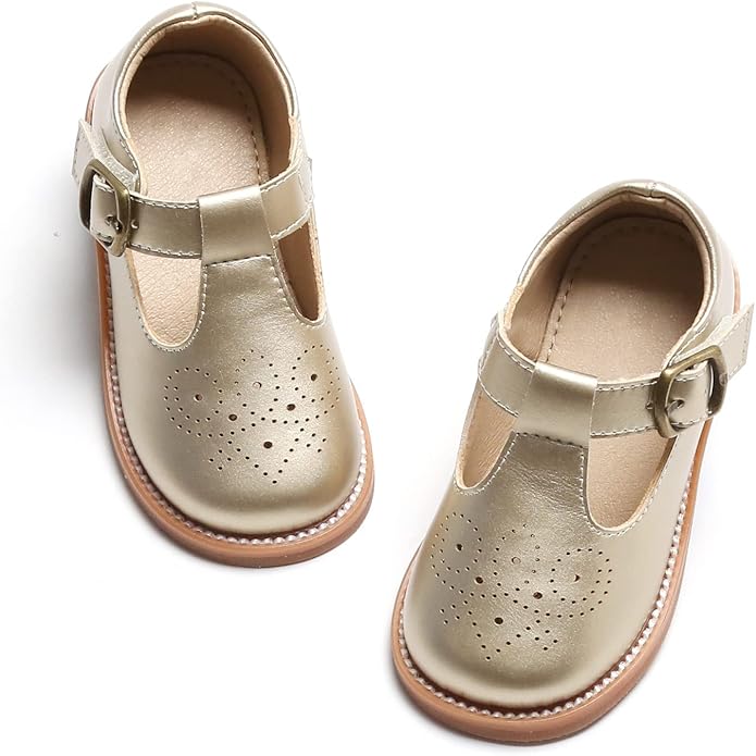 Felix & Flora Toddler Little Girl Mary Jane Dress Shoes - Ballet Flats for Girl Party School Shoes