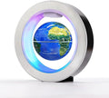 Flagest Magnetic Levitation Floating Globe - Levitating O Shape Globe with LED Lights for Education Home Office Desk Decor - Birthday Holiday Party Gift (4Inches）