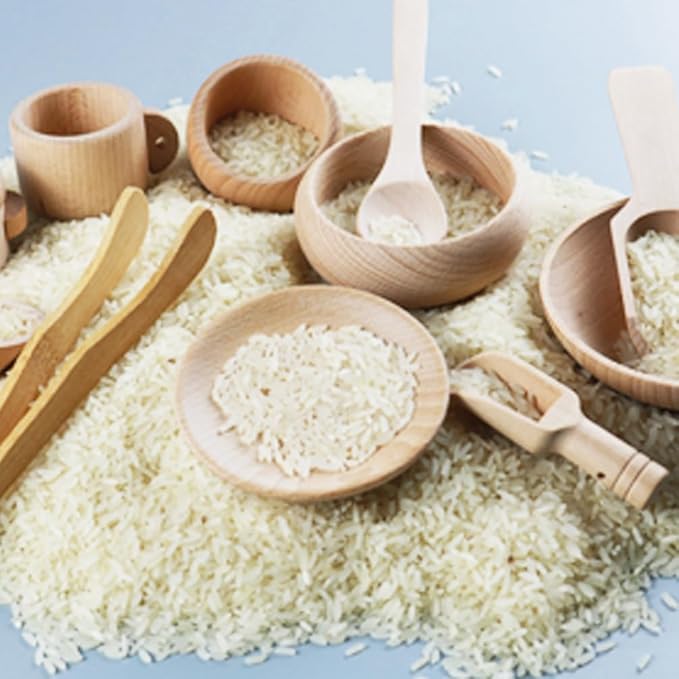 10 Pcs Wooden Sensory Bin Tools for Toddlers & Preschool Children, Montessori Sensory Wooden Toys Fine Motor Learning Pretend Play Sensory Tools for Kids