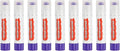 PATIKIL Tempera Paint Sticks, 9 Pcs Solid Tempera Paints Sticks Washable Bulk Markers Pen Quick Drying for Artists Beginners Art Supplies, Purple