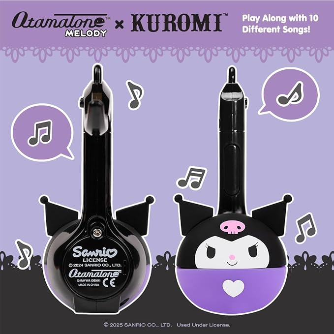 Otamatone Melody Hello Kitty and Friends Electronic Portable Music Instrument / Synthesizer Toy from Japan by Maywa Denki [English Instructions] - Kuromi