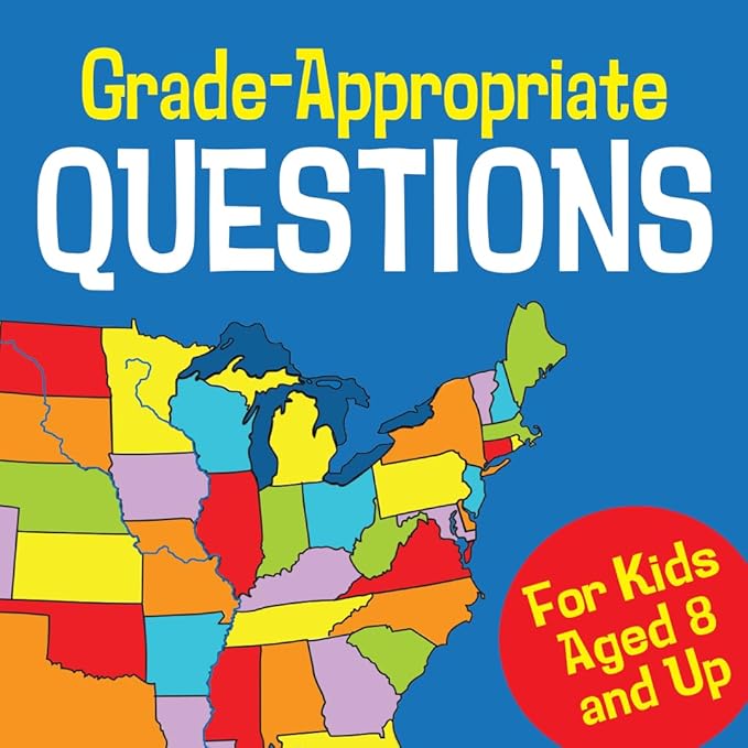 University Games, Scholastic Race Across the USA Board Game , Geography Learning Game for Kids and Families, for 2 to 4 Players Ages 8 and Up