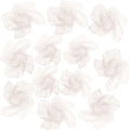 Dance Scarves 12 Pcs Juggling Scarves for Kids Play Silk Scarve for Babies Toddlers Children Movement Learning Education Musical Accessories Colorful Scarfs Magic Tricks Performance(White)
