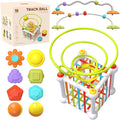 Montessori Sensory Cube for Toddlers 18 Months + | Educational Activity Center with Elastic Sides | Baby Learning Toys, Wonderful Gift for Birthday Boys & Girls