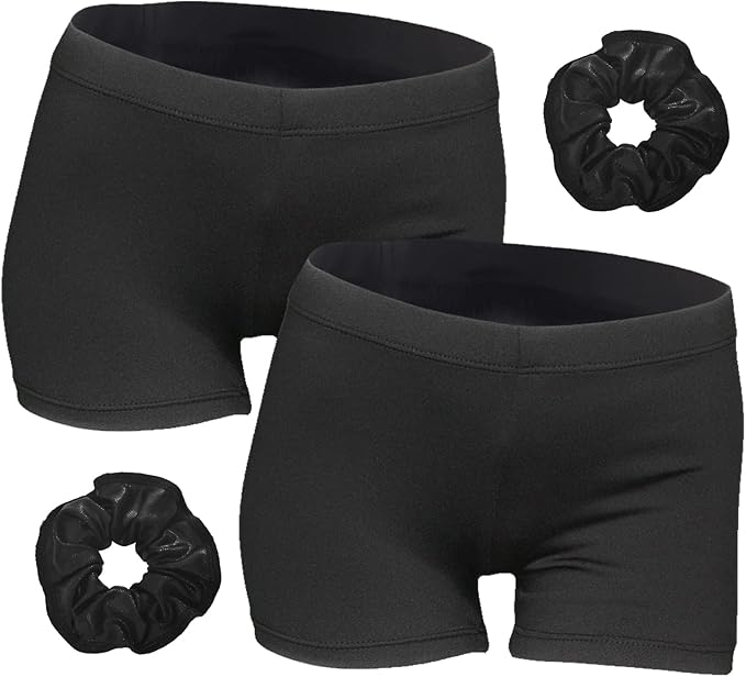 Aosva Little Big Girls' Sparkle Dance Tumbling Athletic Gymnastics Short 2-14Years