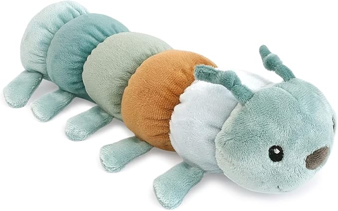 MON AMI Twiggy The Caterpillar Stuffed Animal - 12', Soft & Cuddly, Use as Toy or Nursery Room Décor, for Kids of All Ages