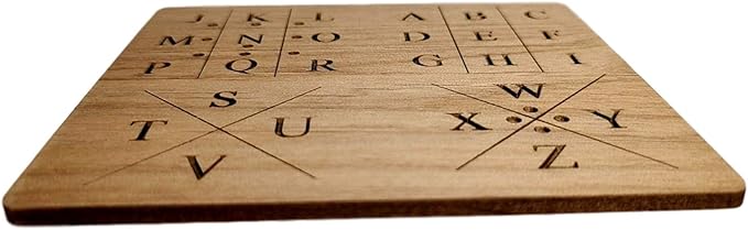 Pigpen Grid Key Panel for Escape Rooms