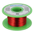 BNTECHGO 24 AWG Magnet Wire - Enameled Copper Wire - Enameled Magnet Winding Wire - 4 oz - 0.0197" Diameter 1 Spool Coil Red Temperature Rating 155℃ Widely Used for Transformers Inductors