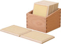 MONTESSORI OUTLET Rough Gradation Tablets for 3-6 Years Montessori Education at School and Home.