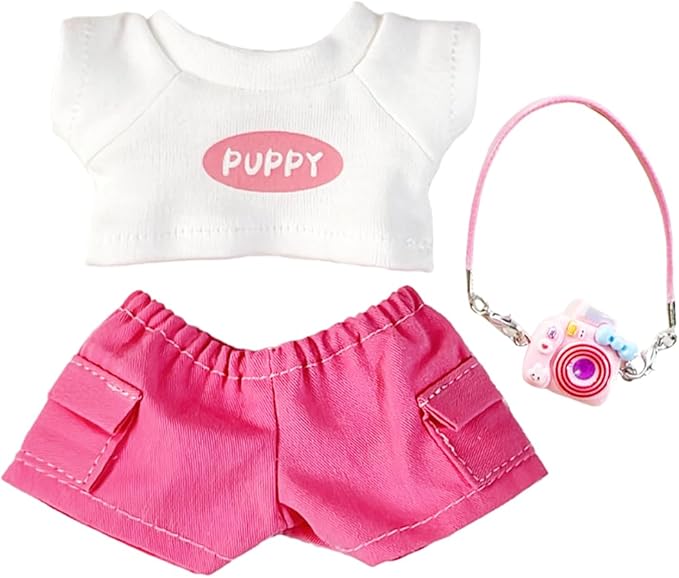 17cm Doll Clothes Set & Outfit Set for 17cm Dolls - Premium Fashion Dresses with Accessories, Luxury Chic Doll Clothing & Style Bundle,Just Clothes (Style-6)