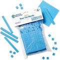 Learning Resources Base Ten Blocks Smart Pack, Early Childhood Math Skills, Ages 5+, 6"W x 9"H