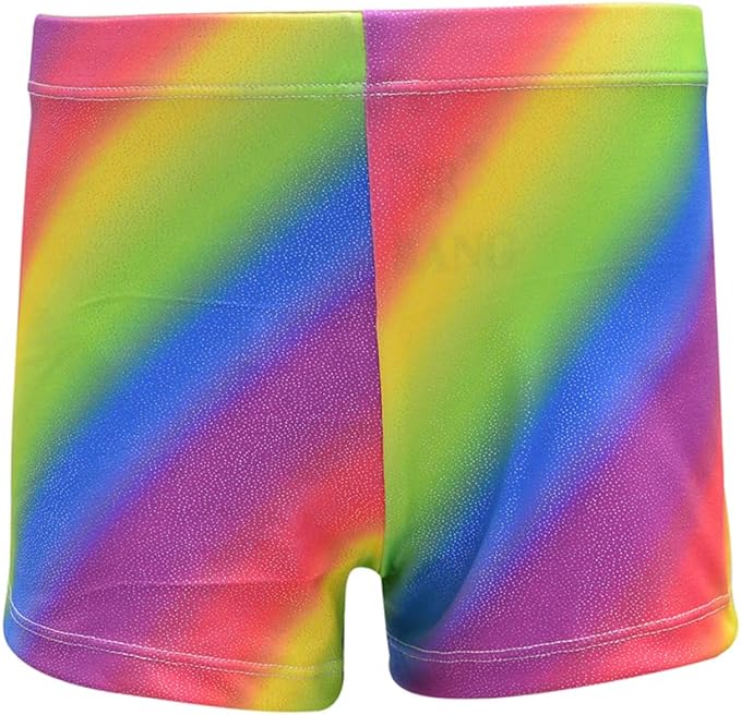 Aosva Little Big Girls' Sparkle Dance Tumbling Athletic Gymnastics Short 2-14Years