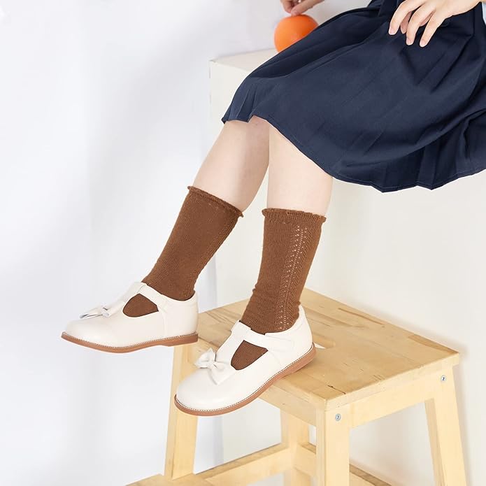 Felix & Flora Toddler Little Girl Mary Jane Dress Shoes - Ballet Flats for Girl Party School Shoes
