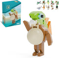 MJDDJA Italian Brainrot Action Figure Building Kit, Brainrot Toys, Creative STEM Construction Blocks, Collectible Desk Decor Gift for Adults & Teens 14+(TRIPPI TRIPPI)