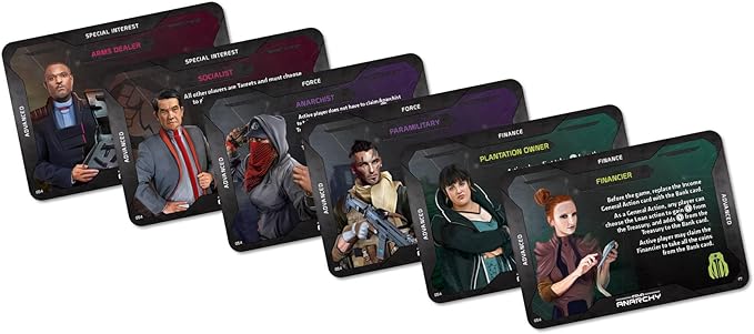 Coup: Rebellion G54 - Anarchy Card Game Expansion – Add New Roles & Actions – 3-6 Players Ages 14+ – Fast-Paced Strategy & Bluffing Game